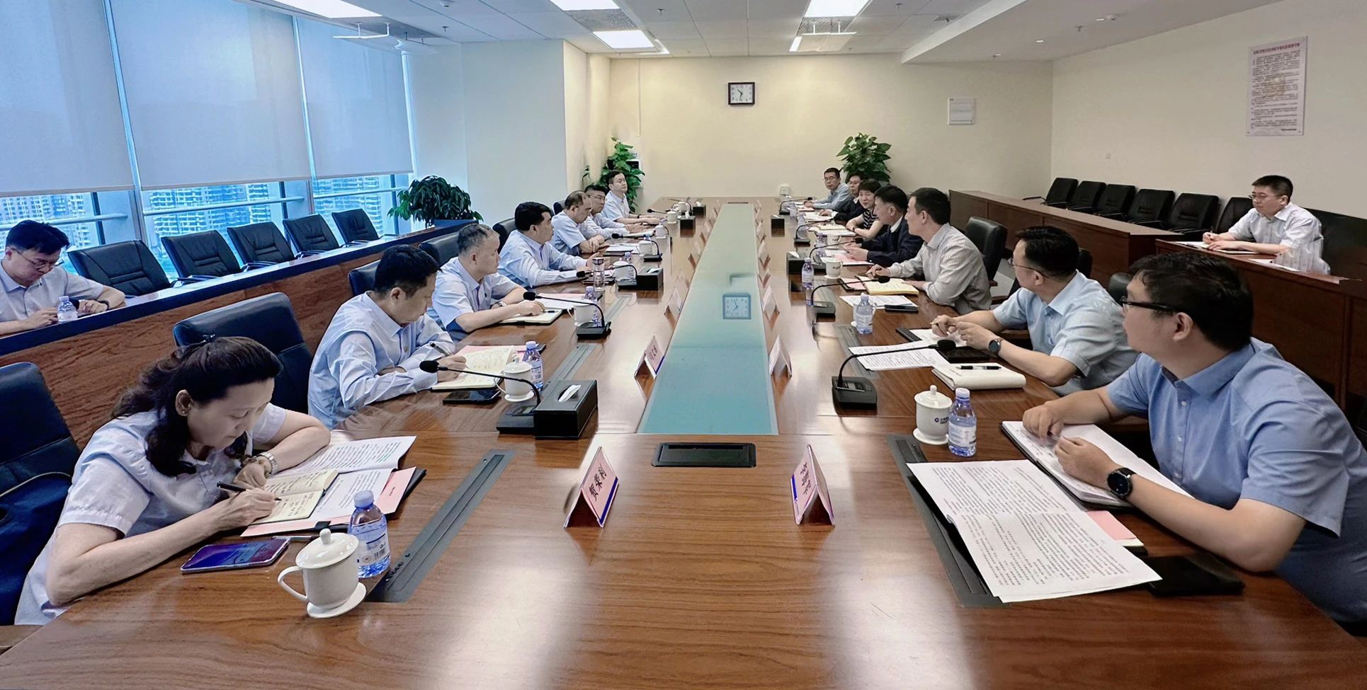 陕西交控集团与建设银行陕西省分行交流座谈