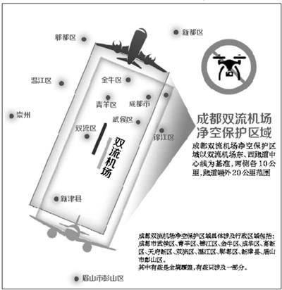 黑飞无人机两闯双流机场被立案 致34航班无法降落